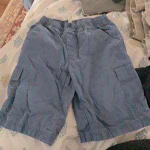 Grey twill shorts